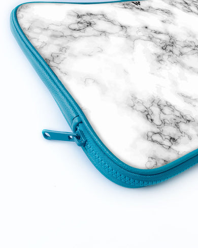 Bleached Bone Marble MacBook / Laptop Sleeve