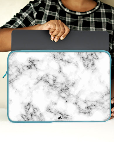 Bleached Bone Marble MacBook / Laptop Sleeve