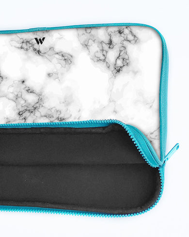 Bleached Bone Marble MacBook / Laptop Sleeve