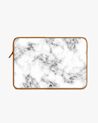 Bleached Bone Marble MacBook / Laptop Sleeve