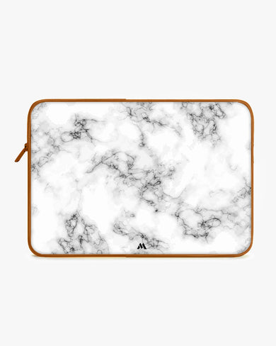 Bleached Bone Marble MacBook / Laptop Sleeve