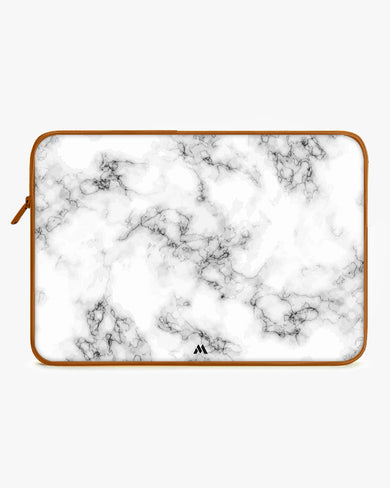 Bleached Bone Marble MacBook / Laptop Sleeve