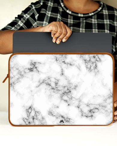 Bleached Bone Marble MacBook / Laptop Sleeve