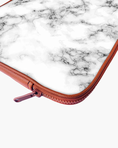 Bleached Bone Marble MacBook / Laptop Sleeve