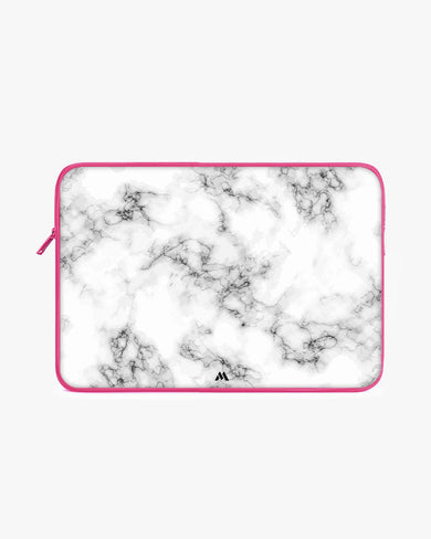 Bleached Bone Marble MacBook / Laptop Sleeve