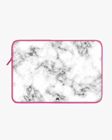 Bleached Bone Marble MacBook / Laptop Sleeve