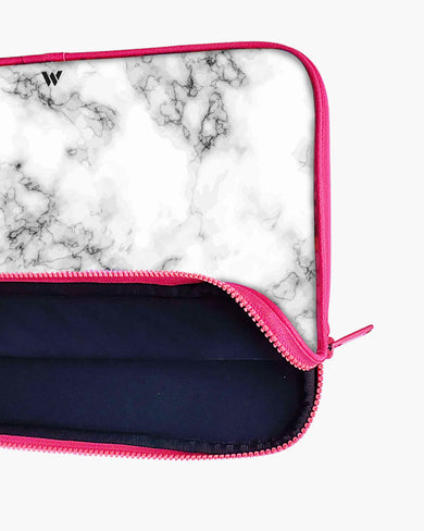 Bleached Bone Marble MacBook / Laptop Sleeve