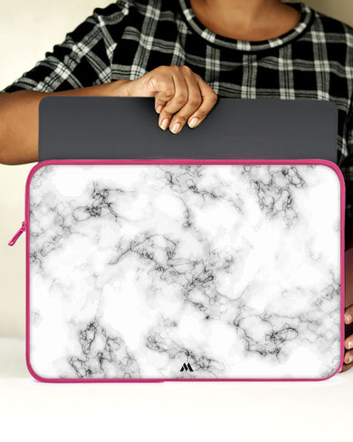 Bleached Bone Marble MacBook / Laptop Sleeve