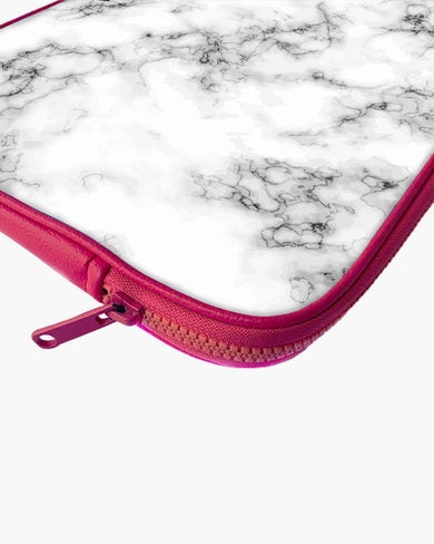 Bleached Bone Marble MacBook / Laptop Sleeve