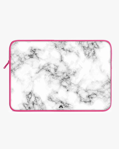 Bleached Bone Marble MacBook / Laptop Sleeve