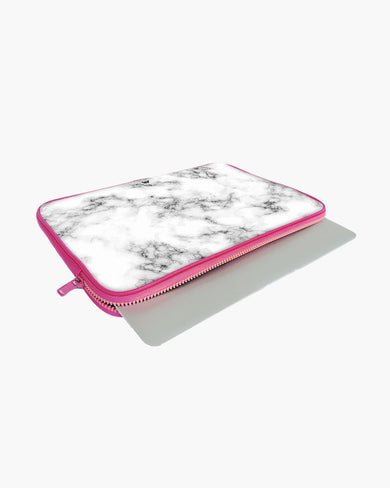 Bleached Bone Marble MacBook / Laptop Sleeve