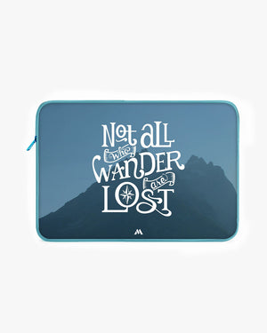 LOTR-Not All Who Wander Are Lost MacBook / Laptop Sleeve