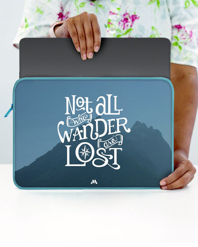 LOTR-Not All Who Wander Are Lost MacBook / Laptop Sleeve