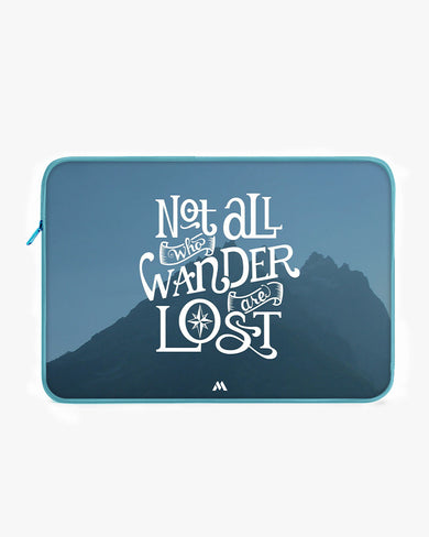 LOTR-Not All Who Wander Are Lost MacBook / Laptop Sleeve