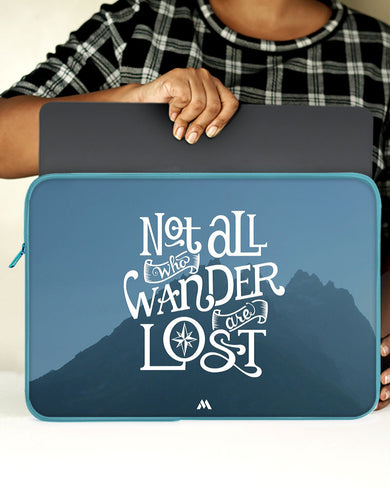 LOTR-Not All Who Wander Are Lost MacBook / Laptop Sleeve