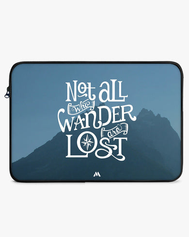 LOTR-Not All Who Wander Are Lost MacBook / Laptop Sleeve