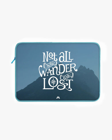 LOTR-Not All Who Wander Are Lost MacBook / Laptop-Sleeve