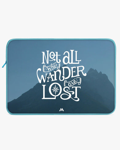 LOTR-Not All Who Wander Are Lost MacBook / Laptop Sleeve
