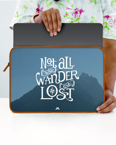 LOTR-Not All Who Wander Are Lost MacBook / Laptop Sleeve