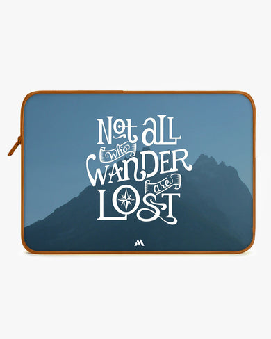 LOTR-Not All Who Wander Are Lost MacBook / Laptop Sleeve