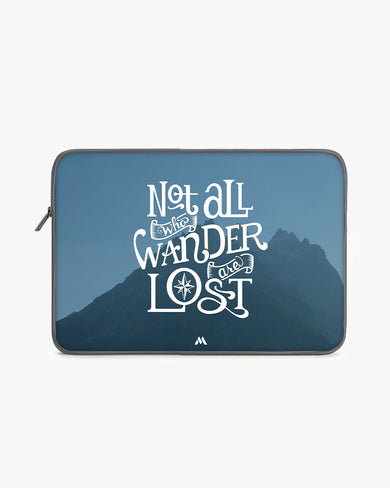 LOTR-Not All Who Wander Are Lost MacBook / Laptop-Sleeve