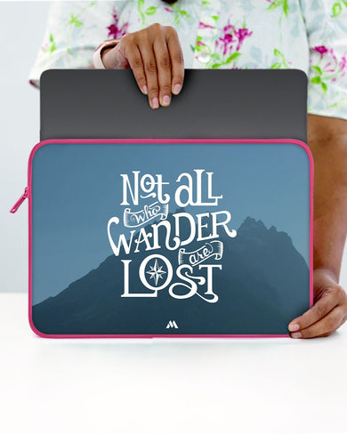 LOTR-Not All Who Wander Are Lost MacBook / Laptop Sleeve
