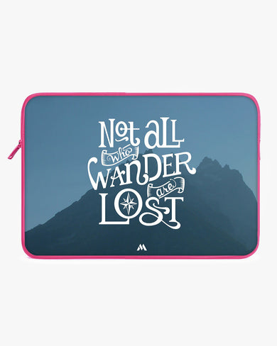 LOTR-Not All Who Wander Are Lost MacBook / Laptop Sleeve