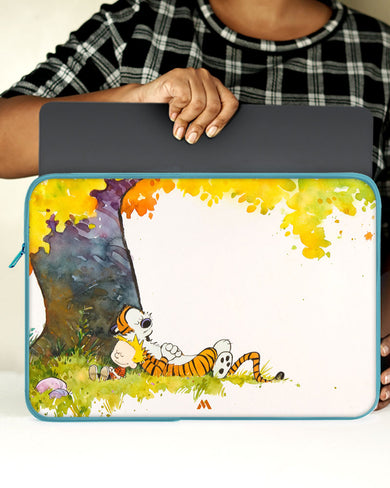 Calvin Hobbes Under Tree MacBook / Laptop Sleeve