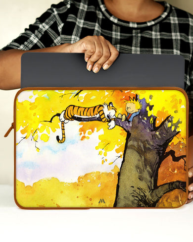 Calvin Hobbes Idyllic Life MacBook / Laptop Sleeve