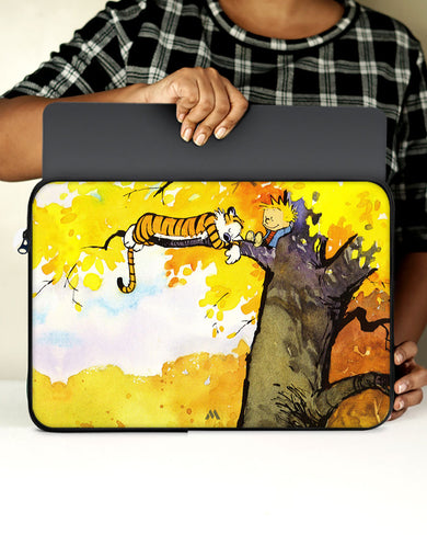 Calvin Hobbes Idyllic Life MacBook / Laptop Sleeve