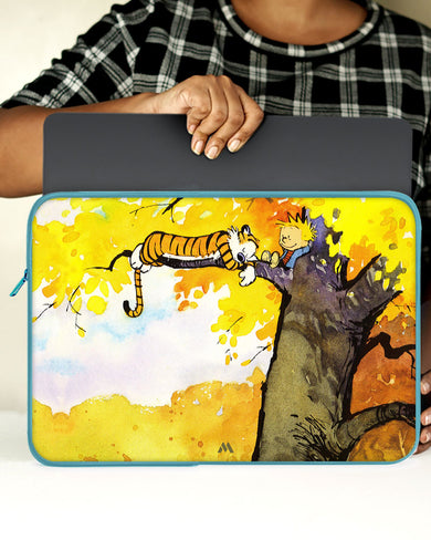 Calvin Hobbes Idyllic Life MacBook / Laptop Sleeve