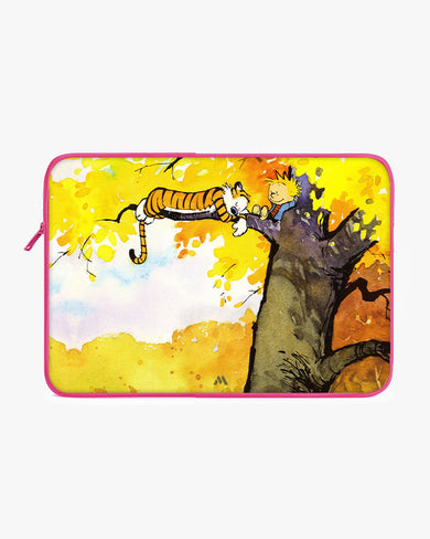 Calvin Hobbes Idyllic Life MacBook / Laptop Sleeve