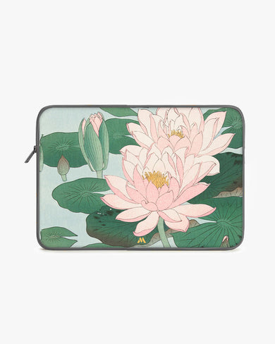 Water Lily [Ohara Koson] MacBook / Laptop-Sleeve