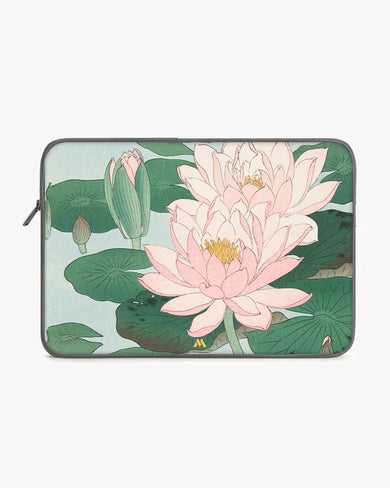 Water Lily [Ohara Koson] MacBook / Laptop-Sleeve