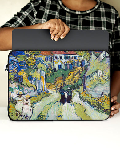 Stairway at Auvers [Van Gogh] MacBook / Laptop-Sleeve