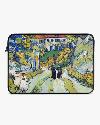Stairway at Auvers [Van Gogh] MacBook / Laptop-Sleeve