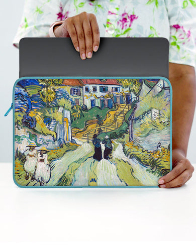 Stairway at Auvers [Van Gogh] MacBook / Laptop-Sleeve