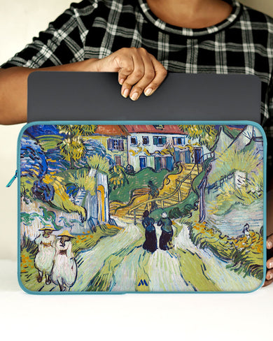 Stairway at Auvers [Van Gogh] MacBook / Laptop-Sleeve