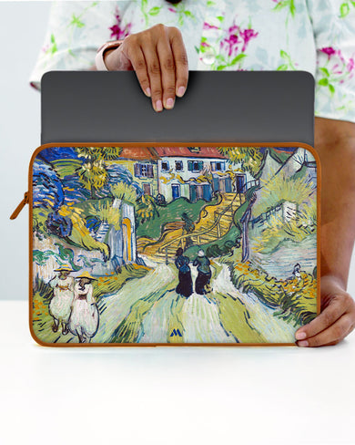 Stairway at Auvers [Van Gogh] MacBook / Laptop-Sleeve