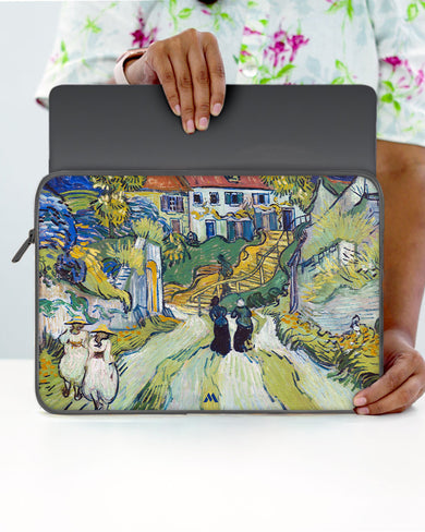 Stairway at Auvers [Van Gogh] MacBook / Laptop-Sleeve