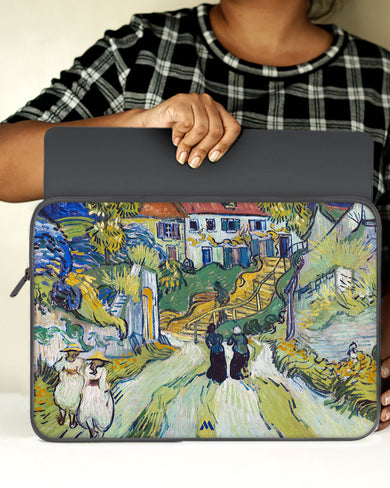 Stairway at Auvers [Van Gogh] MacBook / Laptop-Sleeve