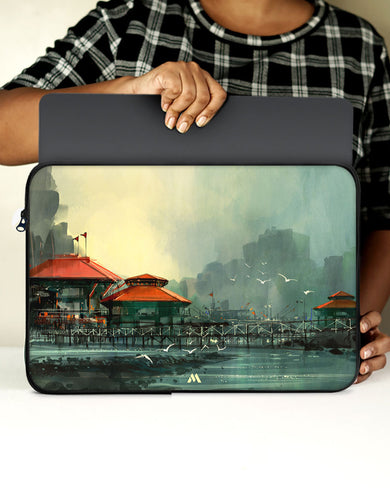 Coastal Village Heaven MacBook / Laptop-Sleeve