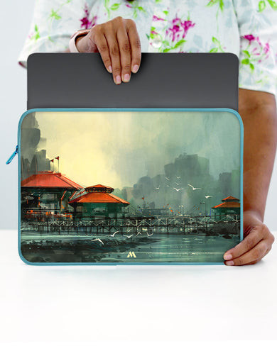 Coastal Village Heaven MacBook / Laptop-Sleeve