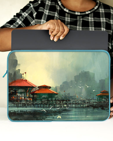 Coastal Village Heaven MacBook / Laptop-Sleeve