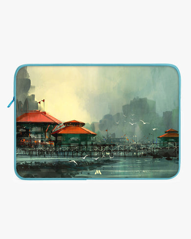 Coastal Village Heaven MacBook / Laptop-Sleeve