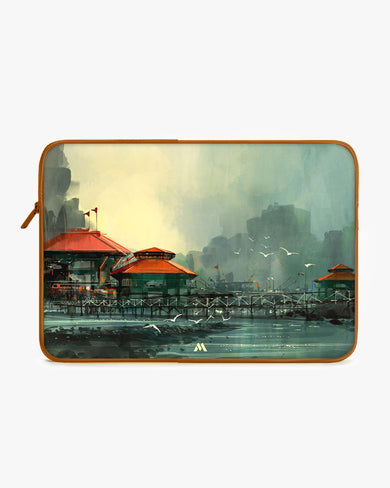 Coastal Village Heaven MacBook / Laptop-Sleeve