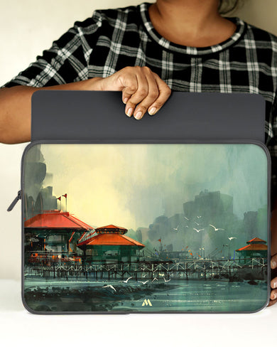 Coastal Village Heaven MacBook / Laptop-Sleeve