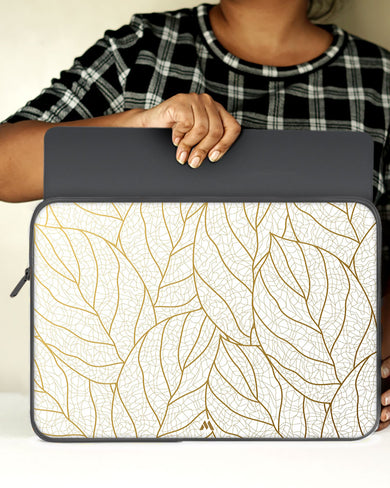 Golden Autumn Leaves MacBook / Laptop Sleeve