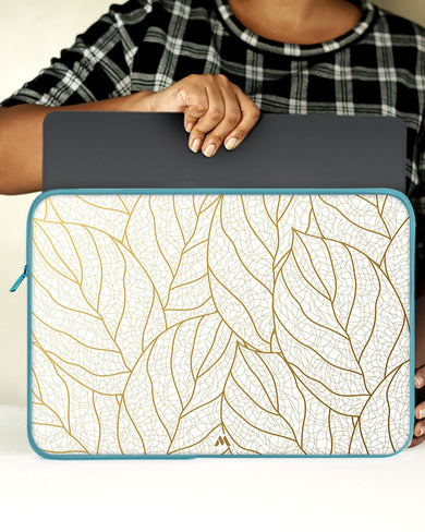 Golden Autumn Leaves MacBook / Laptop Sleeve