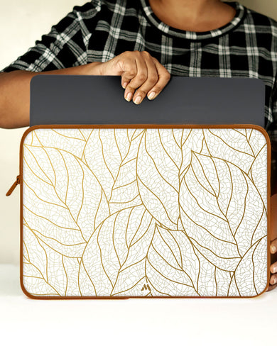 Golden Autumn Leaves MacBook / Laptop Sleeve